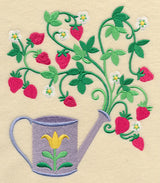 Strawberries and Watering Can