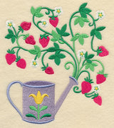 Strawberries and Watering Can