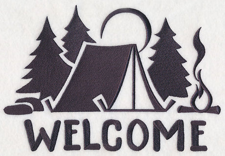 Camping Tent Welcome