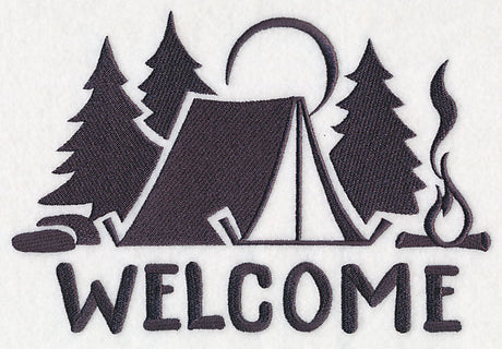 Camping Tent Welcome