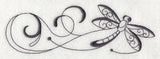 Inky Dragonfly Border