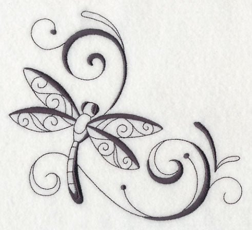 Inky Dragonfly Corner