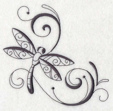 Inky Dragonfly Corner