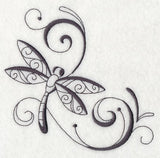 Inky Dragonfly Corner