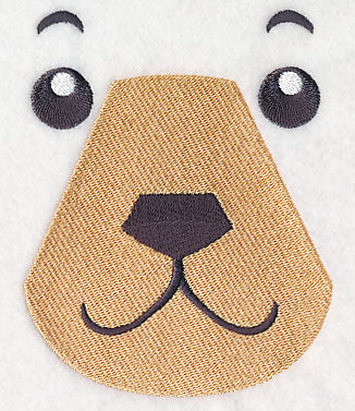 Barry Bear Face (Smiling)