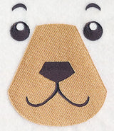 Barry Bear Face (Smiling)