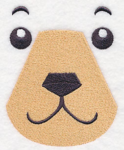 Barry Bear Face (Smiling)