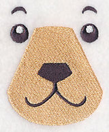 Barry Bear Face (Smiling)