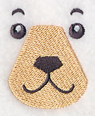 Barry Bear Face (Smiling)