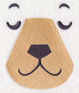 Barry Bear Face (Sleeping)