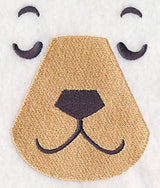 Barry Bear Face (Sleeping)