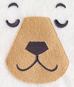 Barry Bear Face (Sleeping)