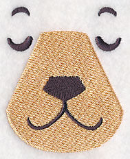 Barry Bear Face (Sleeping)