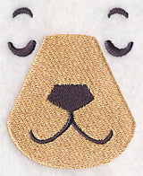 Barry Bear Face (Sleeping)