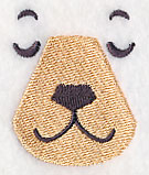 Barry Bear Face (Sleeping)