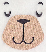 Sheila Bear Face (Sleeping)