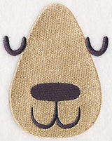 Jackie Bear Face (Sleeping)