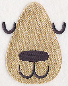 Jackie Bear Face (Sleeping)