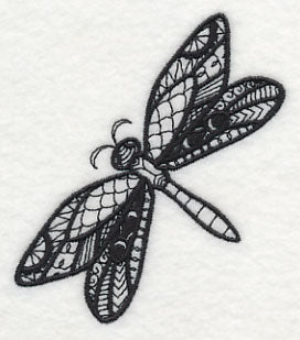 Flight of the Dragonfly (Blackwork)