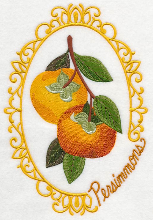 Fruit Cameo - Persimmons