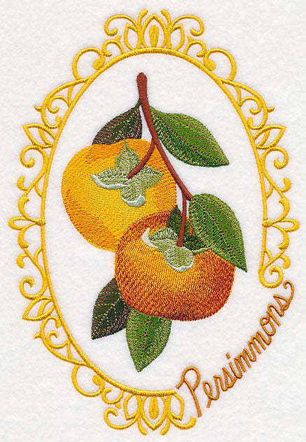 Fruit Cameo - Persimmons