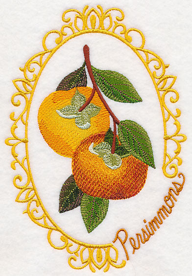 Fruit Cameo - Persimmons