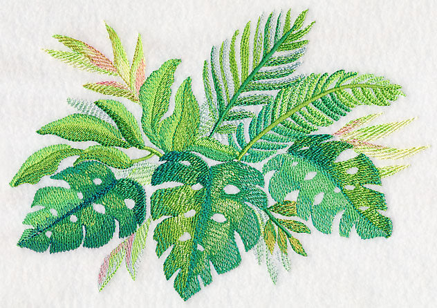 Tropical Leaves in Watercolor 1