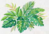 Tropical Leaves in Watercolor 1