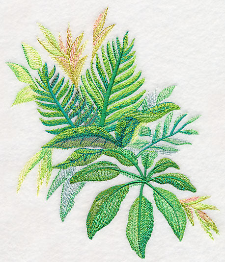 Tropical Leaves in Watercolor 2