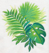 Tropical Leaves in Watercolor 3