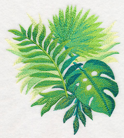 Tropical Leaves in Watercolor 3