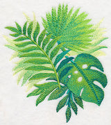 Tropical Leaves in Watercolor 3
