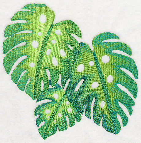 Monstera Leaves in Watercolor