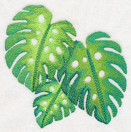 Monstera Leaves in Watercolor