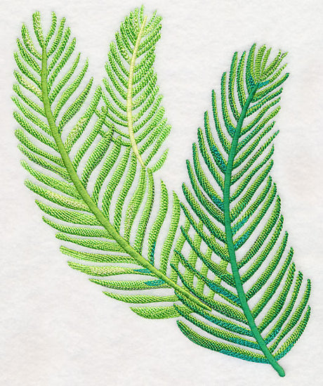 Royal Palm Fronds in Watercolor