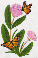 Monarchs and Milkweed Spray