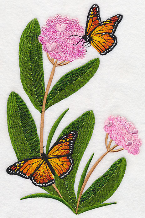Monarchs and Milkweed Spray