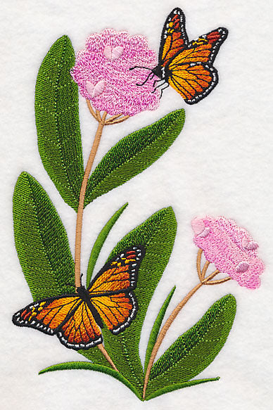 Monarchs and Milkweed Spray