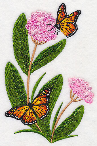 Monarchs and Milkweed Spray