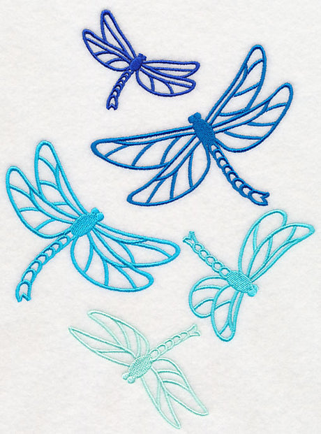 Cascading Dragonflies