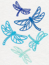 Cascading Dragonflies