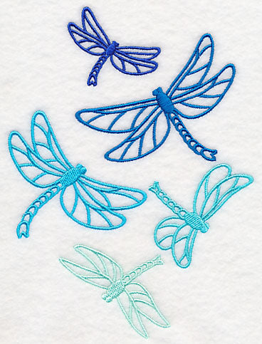 Cascading Dragonflies