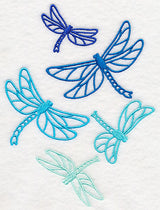 Cascading Dragonflies