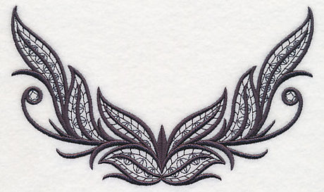 Fleur de Flames Neckline (V-Neck)