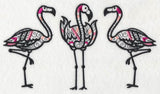 Flamingo Trio (Blackwork)