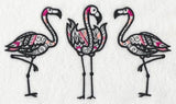 Flamingo Trio (Blackwork)