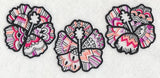 Hibiscus Trio (Blackwork)