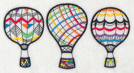 Up Up and Away (Blackwork)