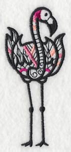 Flamingo 2 (Blackwork)