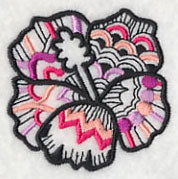 Hibiscus 3 (Blackwork)